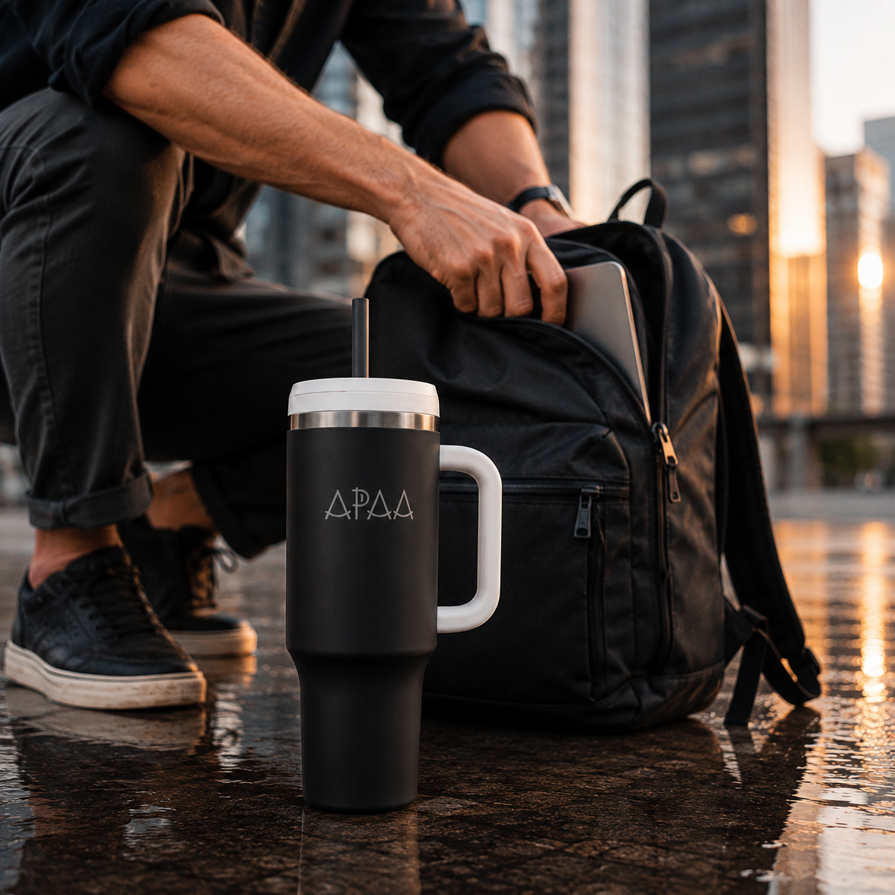 Vaso Tumbler APAA 1.2 Litros - 40 oz - Acero Inoxidable