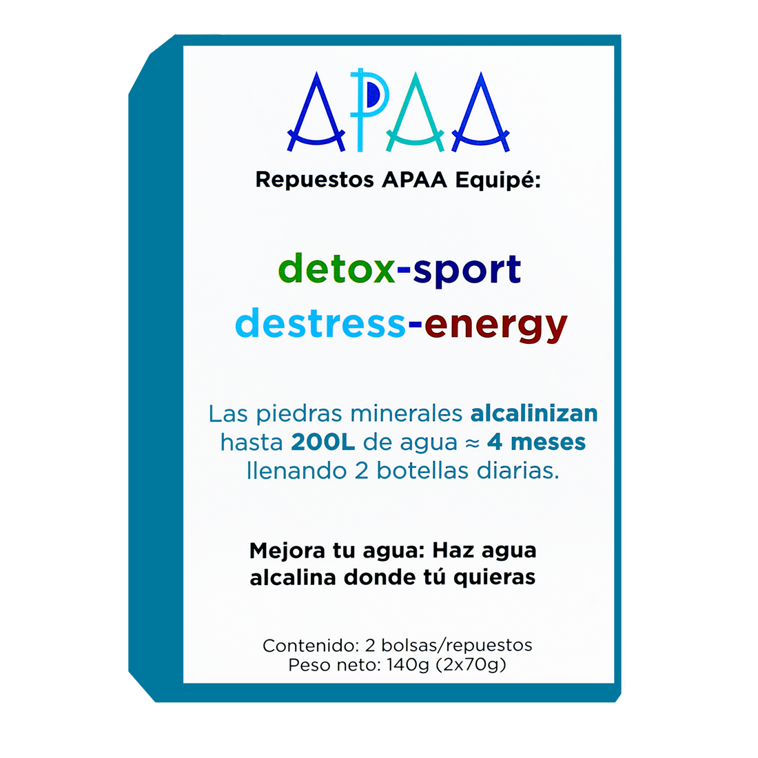 Equipé 2 pack: Energy + Destress + Detox + Sport